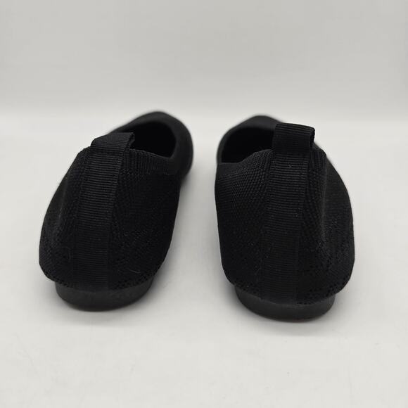 French Connection Womens Pointed Toe Slip-on Knit Ballet Flats Black Size 7.5 - Picture 3 of 7